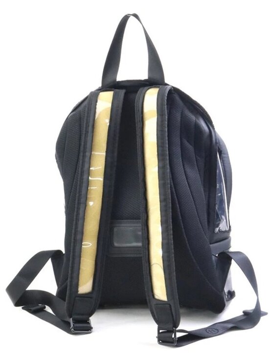 Auth Maison Margiela Backpack Black/Clear PVC/Nylon main image 15